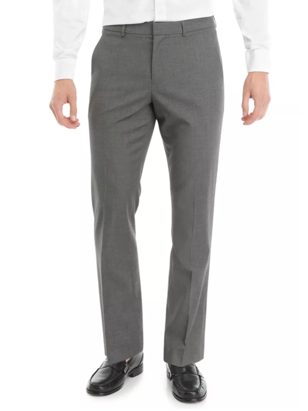 Perry Ellis Portfolio Slim Gray Dress Pants - Modern Tailored Fit NWT